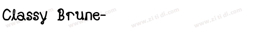 Classy Brune字体转换